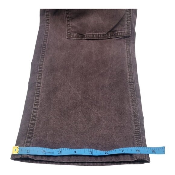 Carhartt Pants Womens 14 Brown Original Fit Carpenter Double Knee Workwear Farm - Picture 3 of 9